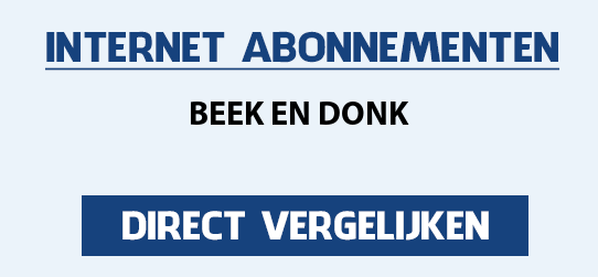 internet vergelijken beek-en-donk