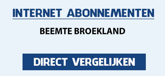 internet vergelijken beemte-broekland