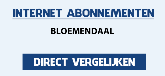 internet vergelijken bloemendaal