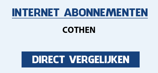 internet vergelijken cothen