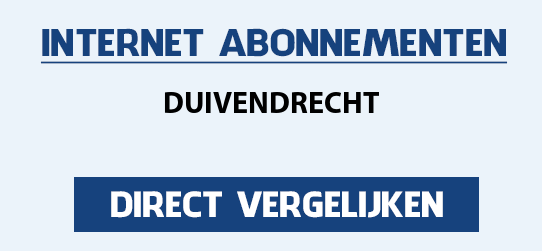 internet vergelijken duivendrecht