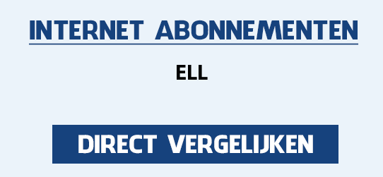 internet vergelijken ell