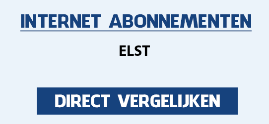 internet vergelijken elst