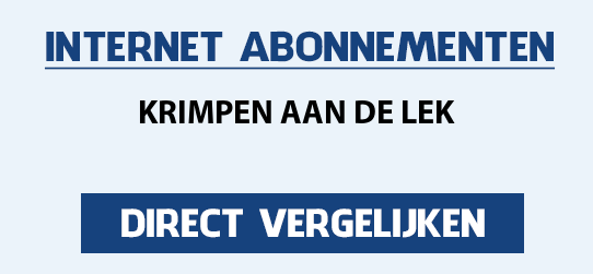 internet vergelijken krimpen-aan-de-lek