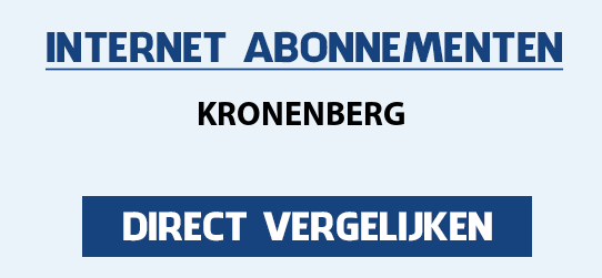 internet vergelijken kronenberg