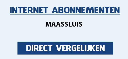 internet vergelijken maassluis