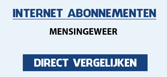 internet vergelijken mensingeweer