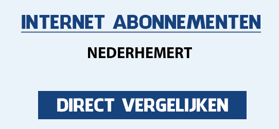 internet vergelijken nederhemert