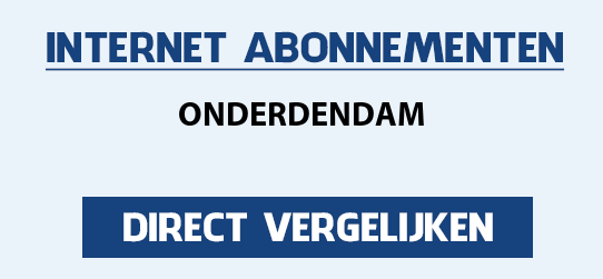 internet vergelijken onderdendam