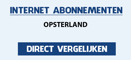 internet vergelijken opsterland