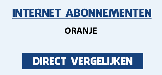 internet vergelijken oranje