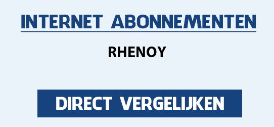 internet vergelijken rhenoy