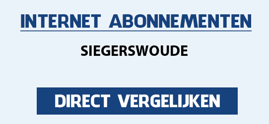 internet vergelijken siegerswoude