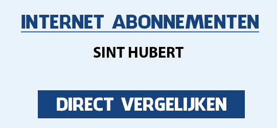 internet vergelijken sint-hubert