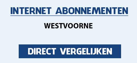internet vergelijken westvoorne