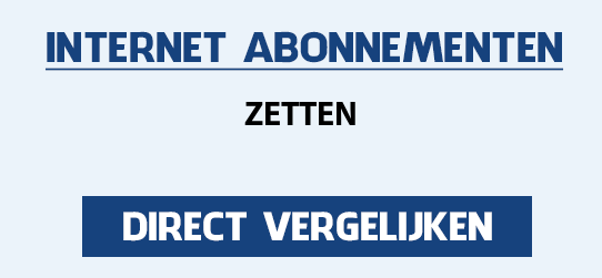 internet vergelijken zetten